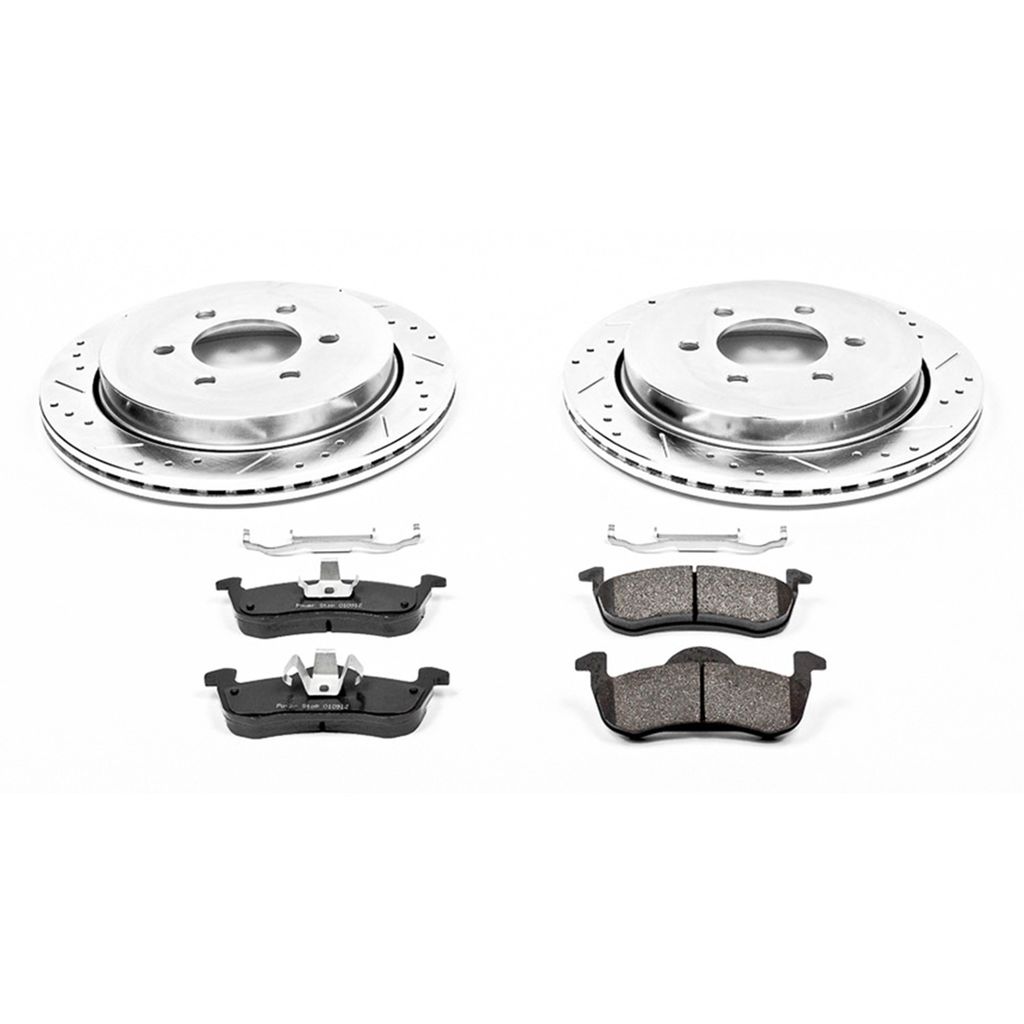 Z23 Drilled and Slotted Brake Rotors and Pads Kit