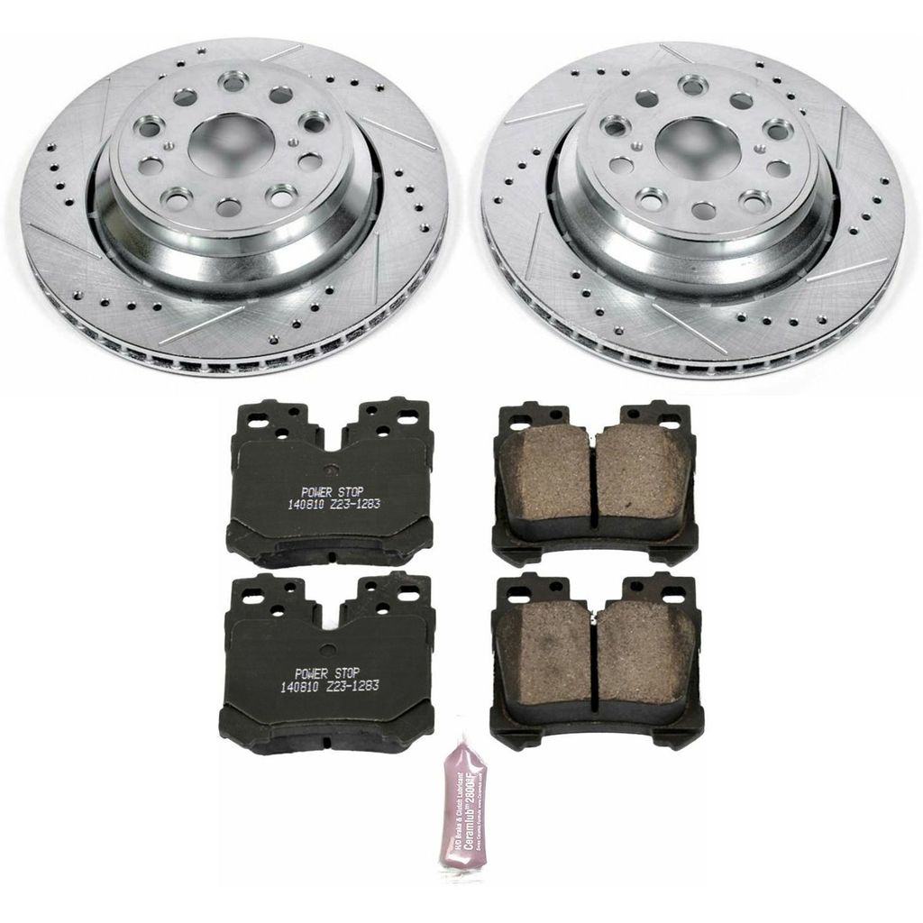 Z23 Drilled and Slotted Brake Rotors and Pads Kit