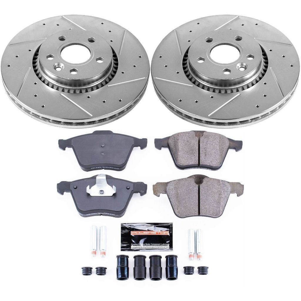 Z23 Drilled and Slotted Brake Rotors and Pads Kit