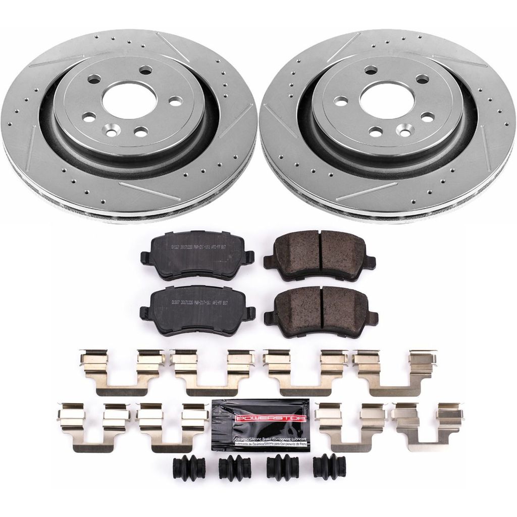 Z23 Drilled and Slotted Brake Rotors and Pads Kit
