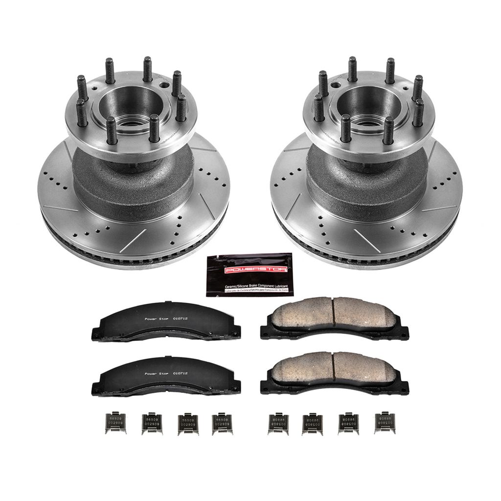 Z23 Drilled and Slotted Brake Rotors and Pads Kit