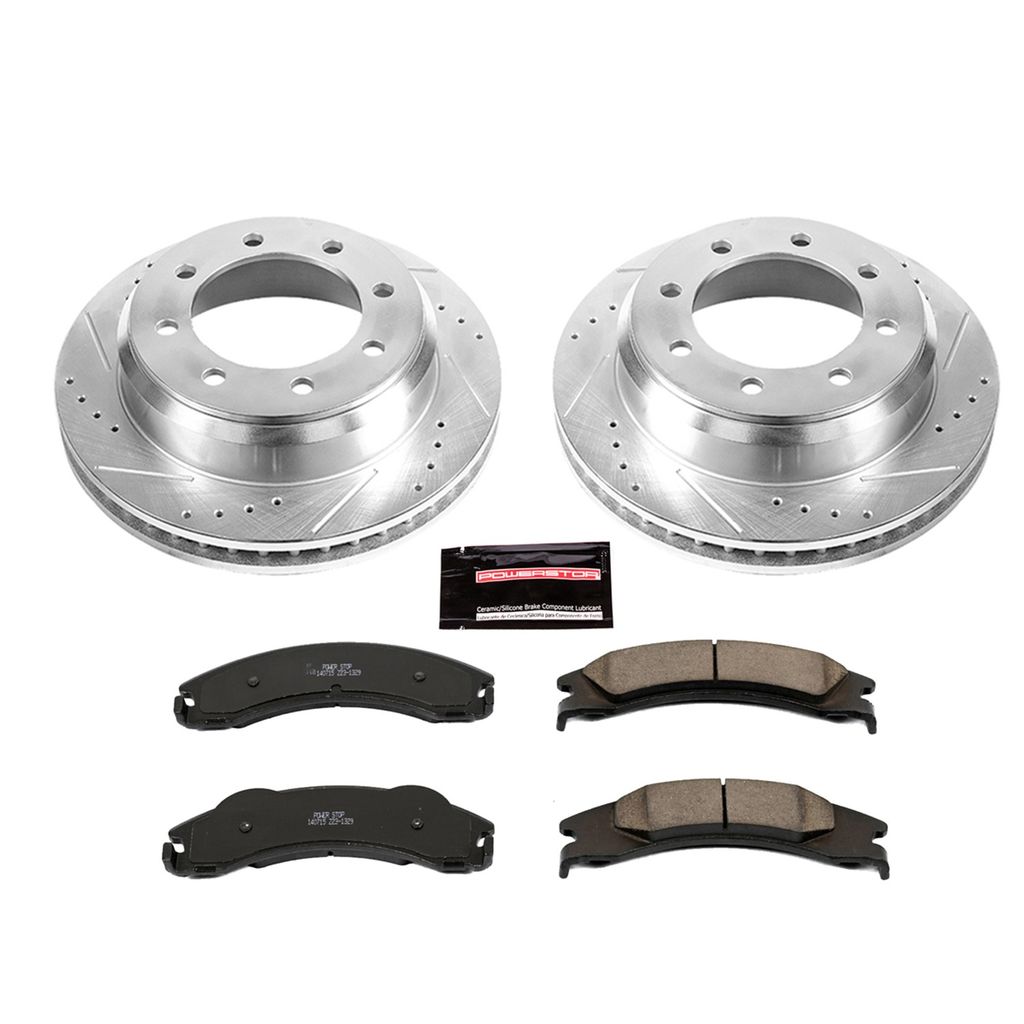 Z23 Drilled and Slotted Brake Rotors and Pads Kit