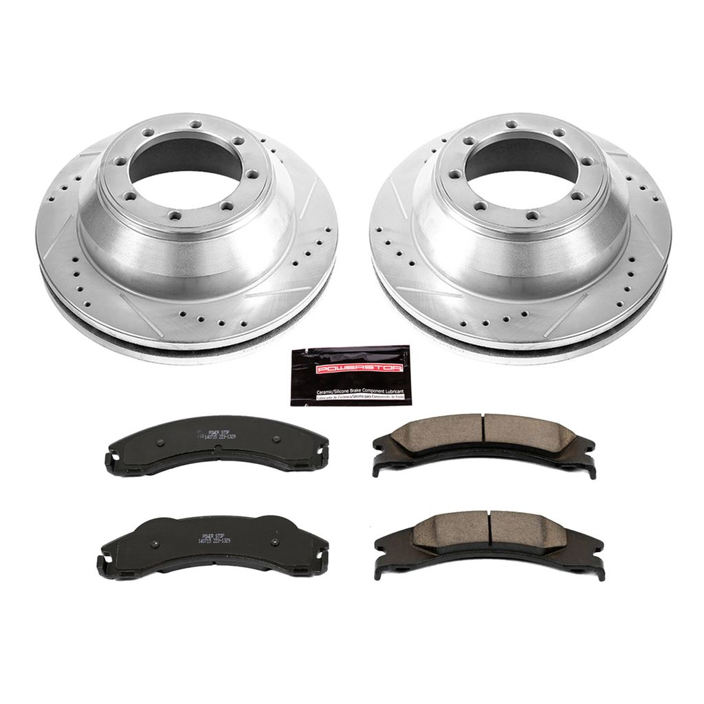 Z23 Drilled and Slotted Brake Rotors and Pads Kit