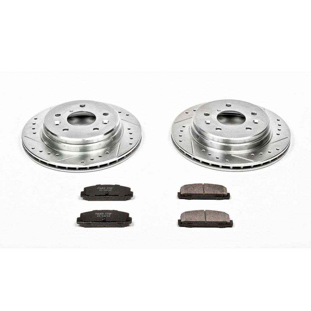 Z23 Drilled and Slotted Brake Rotors and Pads Kit