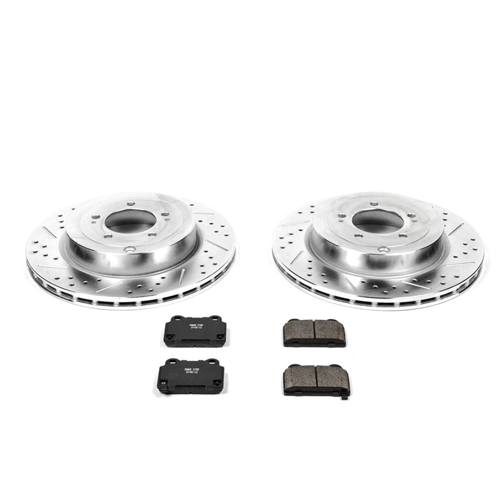 Z23 Drilled and Slotted Brake Rotors and Pads Kit