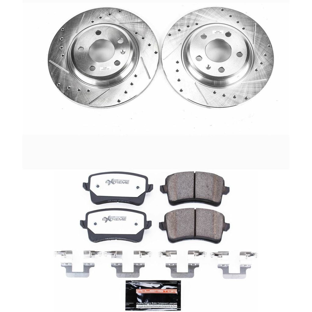 Z26 Drilled and Slotted Brake Rotors and Pads Kit