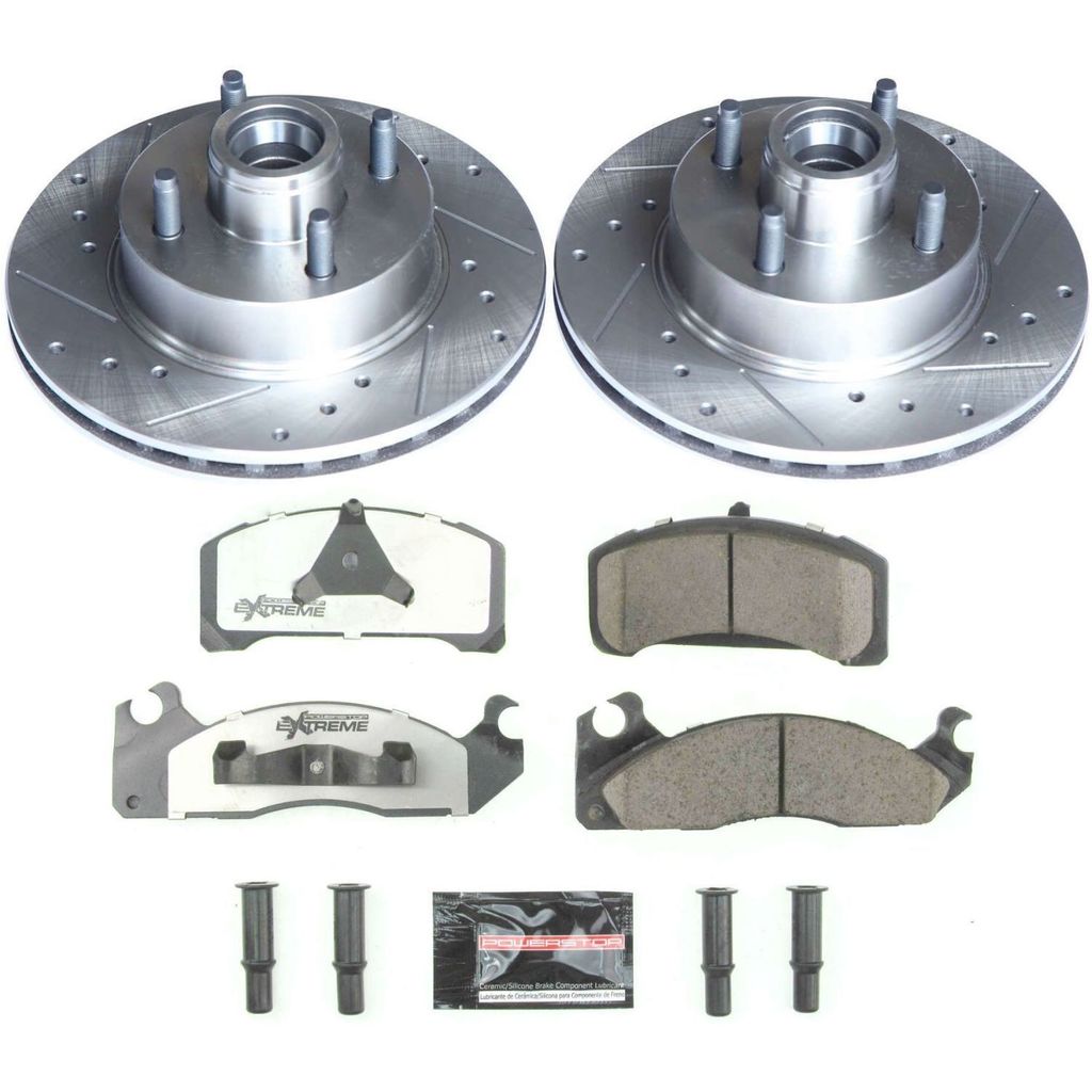 PowerStop K4816-26 - Z26 Drilled and Slotted Brake Rotors and Pads Kit