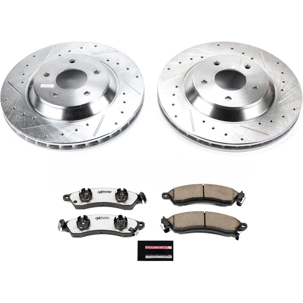 Z26 Drilled and Slotted Brake Rotors and Pads Kit