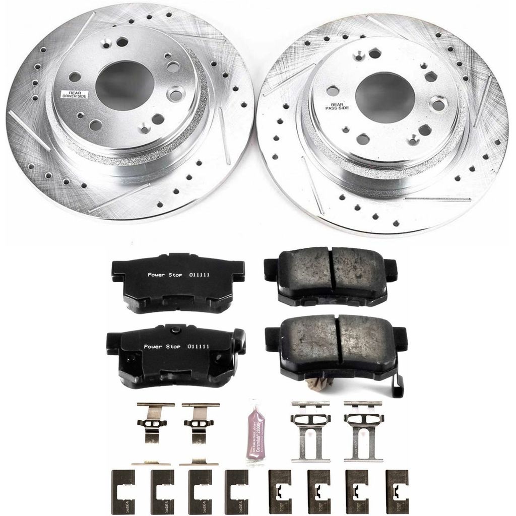 Z23 Drilled and Slotted Brake Rotors and Pads Kit