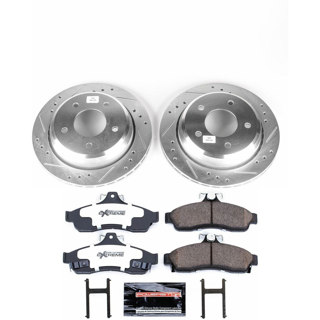 Z26 Drilled and Slotted Brake Rotors and Pads Kit