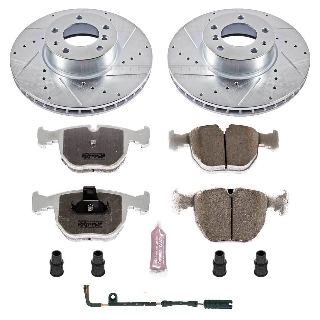Z26 Drilled and Slotted Brake Rotors and Pads Kit