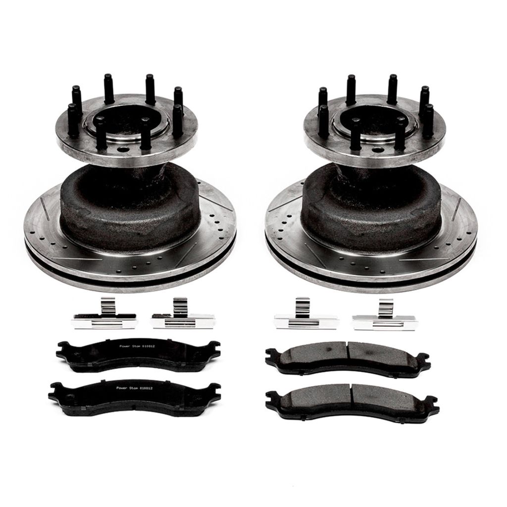 Z23 Drilled and Slotted Brake Rotors and Pads Kit
