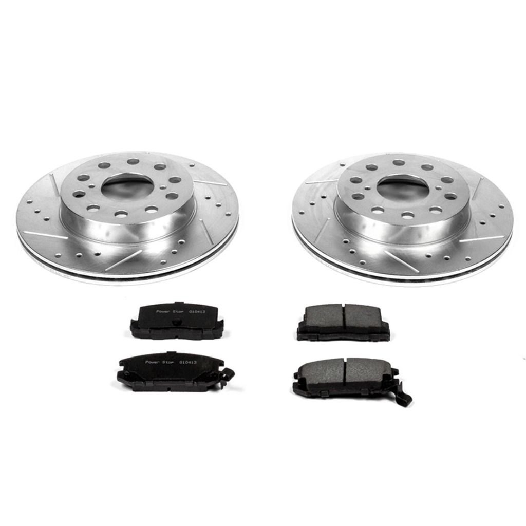 Z23 Drilled and Slotted Brake Rotors and Pads Kit