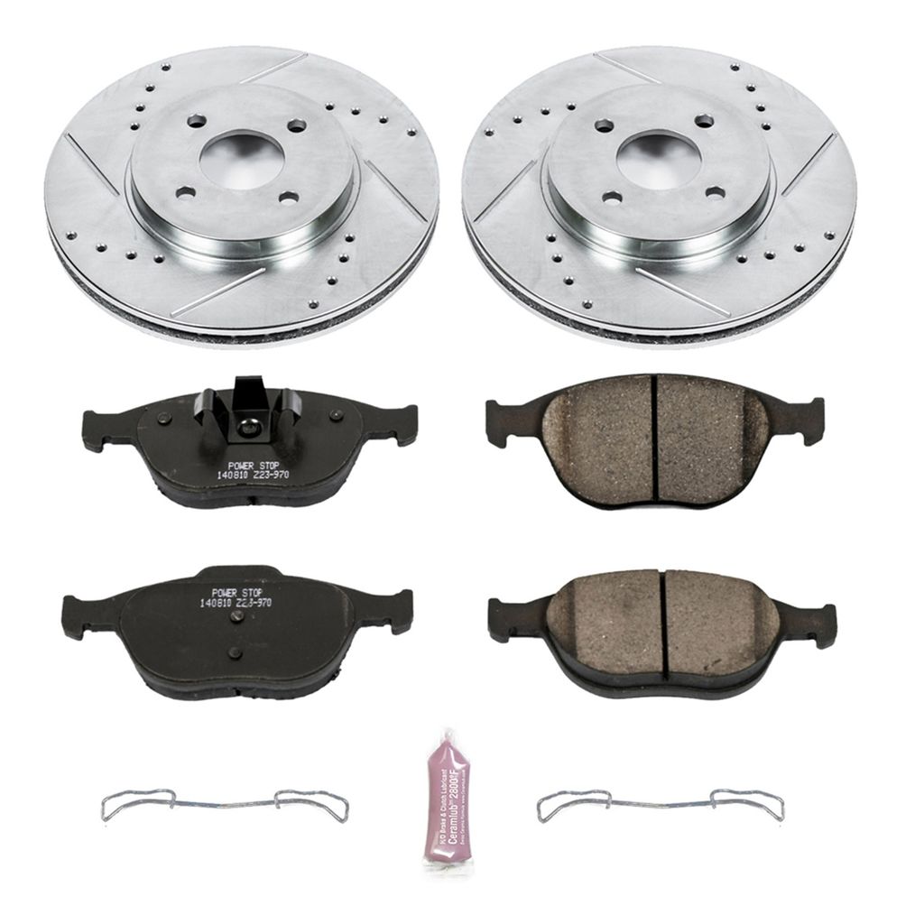 Z23 Drilled and Slotted Brake Rotors and Pads Kit