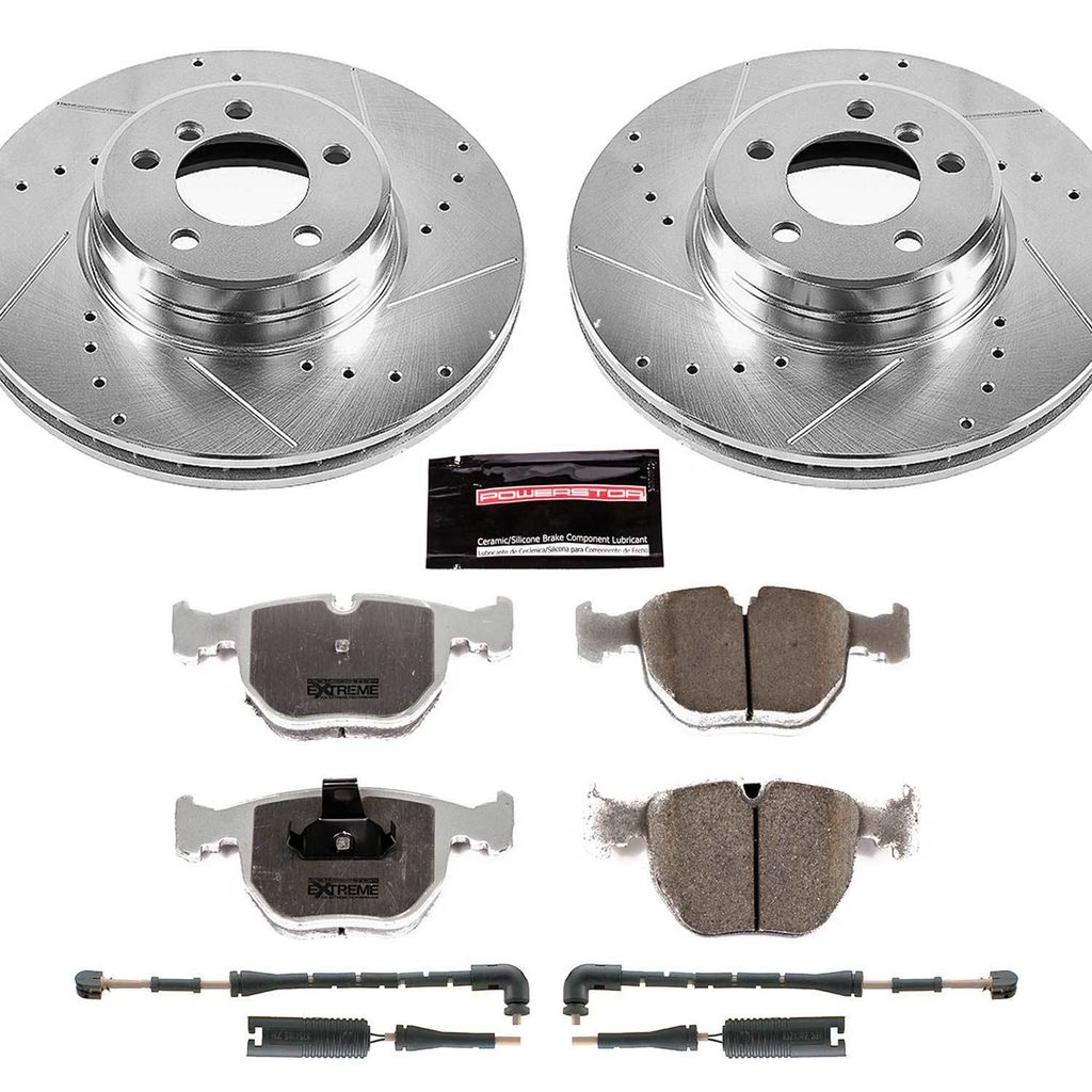 PowerStop K5111-26 - Z26 Drilled and Slotted Brake Rotors and Pads Kit