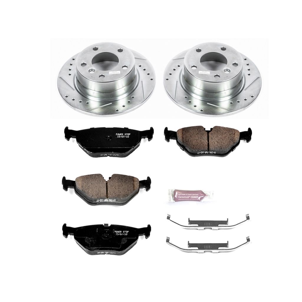 Z23 Drilled and Slotted Brake Rotors and Pads Kit