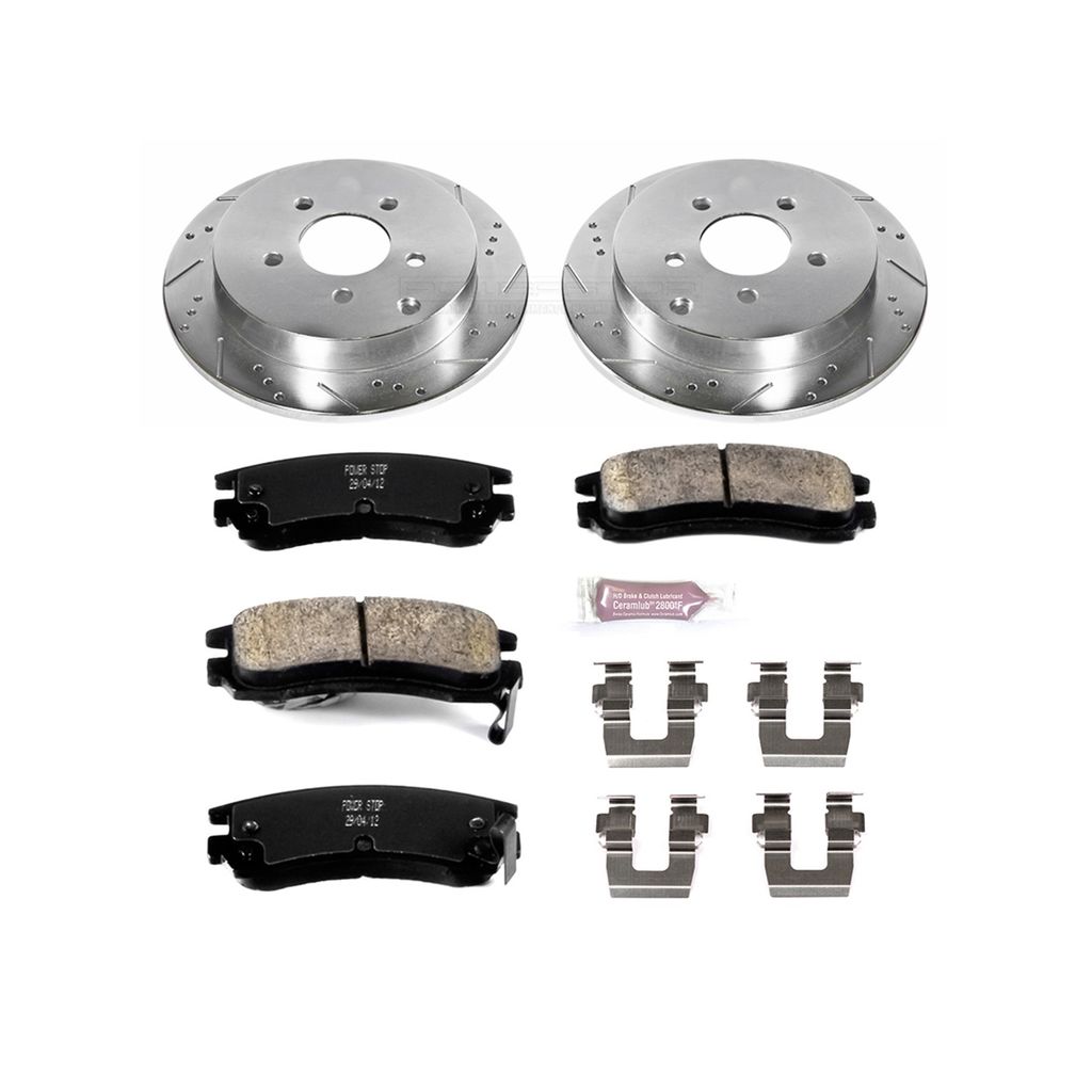 Z23 Drilled and Slotted Brake Rotors and Pads Kit