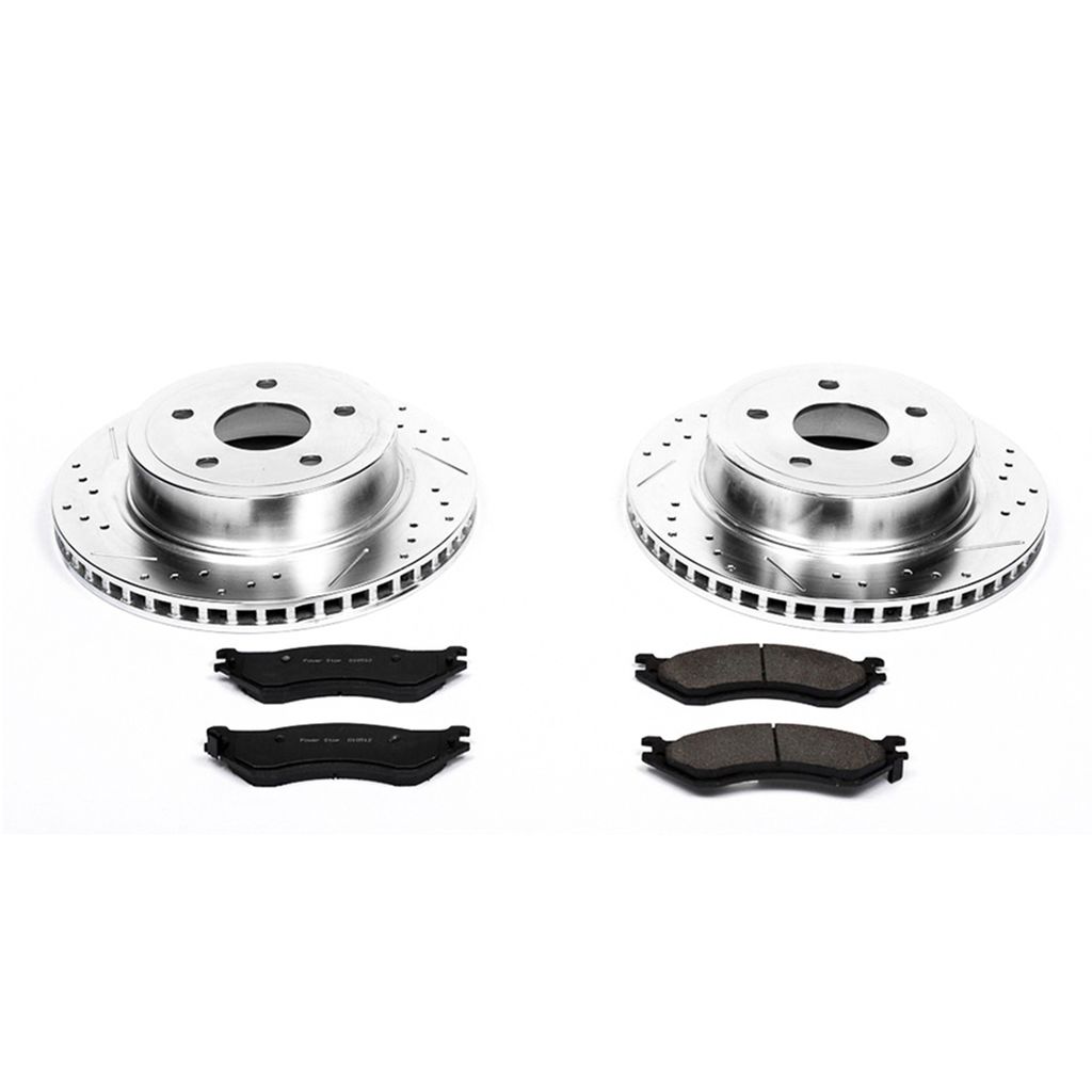 Z23 Drilled and Slotted Brake Rotors and Pads Kit