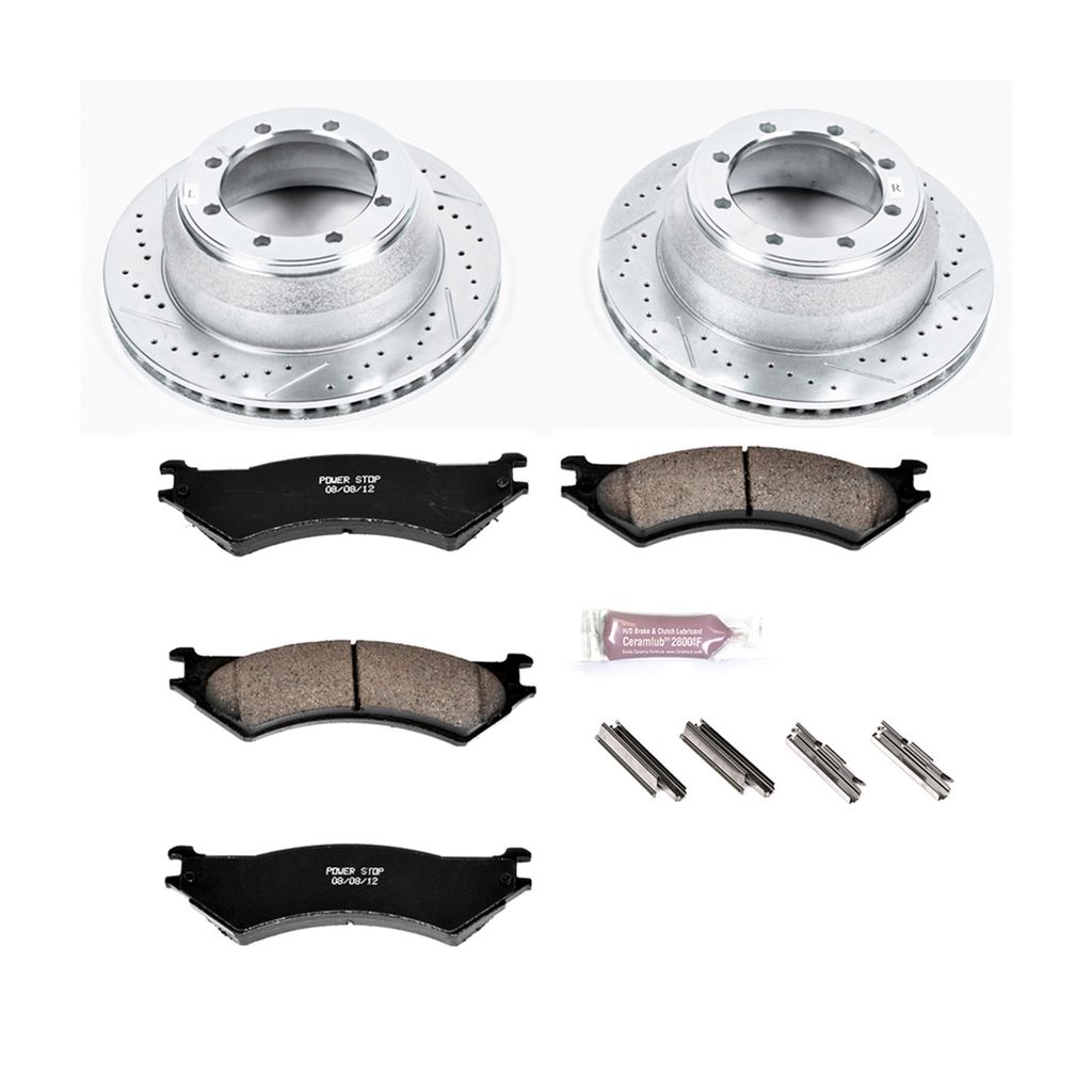 Z23 Drilled and Slotted Brake Rotors and Pads Kit
