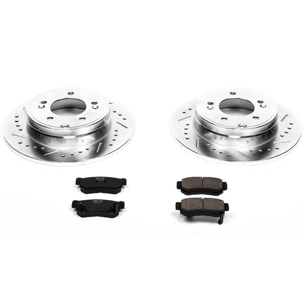 Z23 Drilled and Slotted Brake Rotors and Pads Kit
