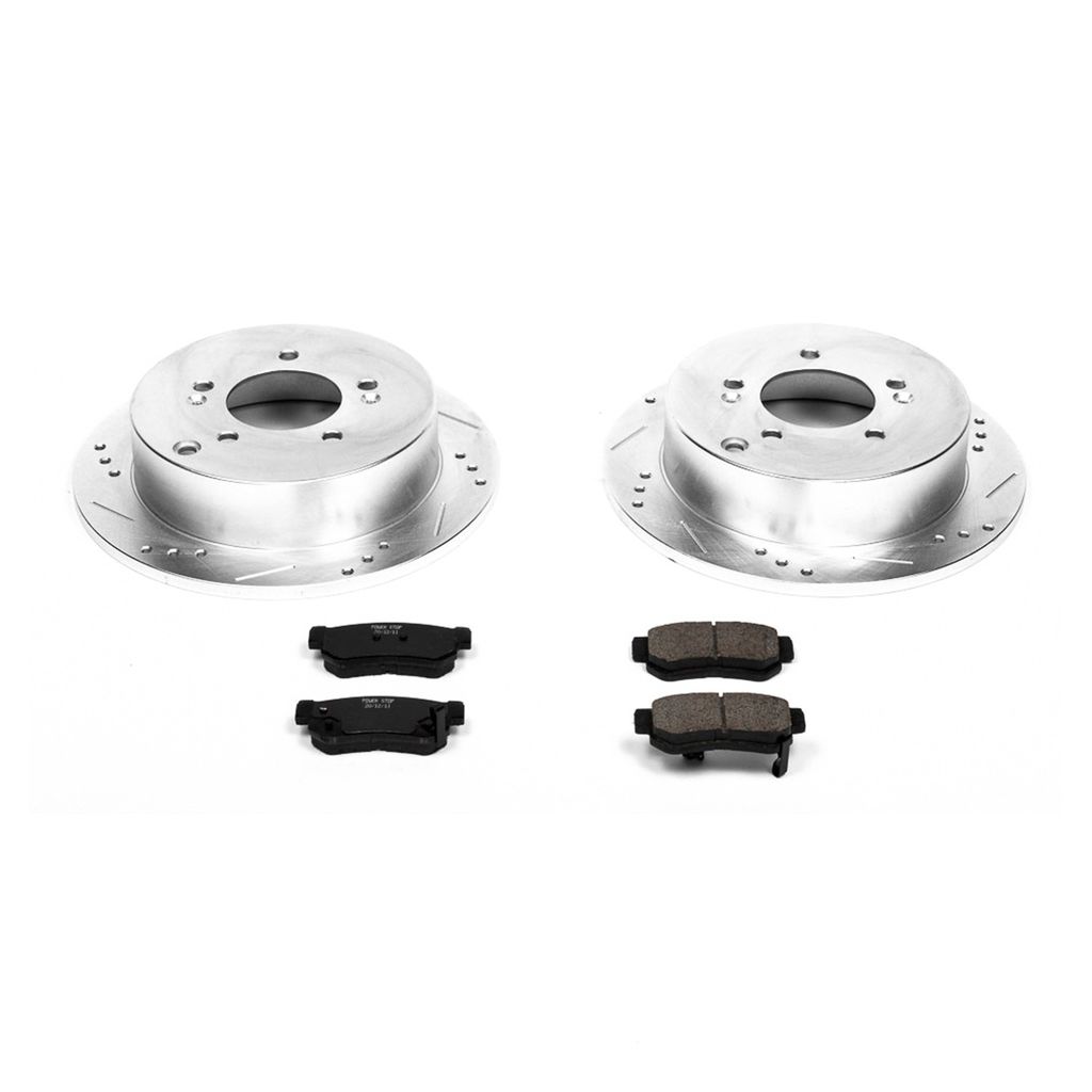 Z23 Drilled and Slotted Brake Rotors and Pads Kit
