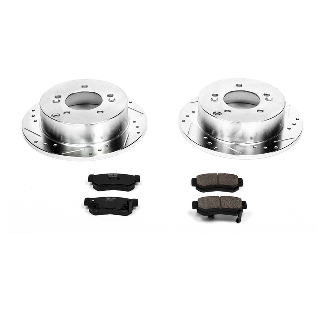 Z23 Drilled and Slotted Brake Rotors and Pads Kit