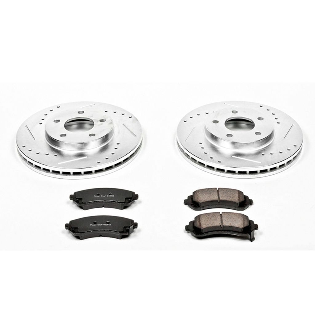 Z23 Drilled and Slotted Brake Rotors and Pads Kit
