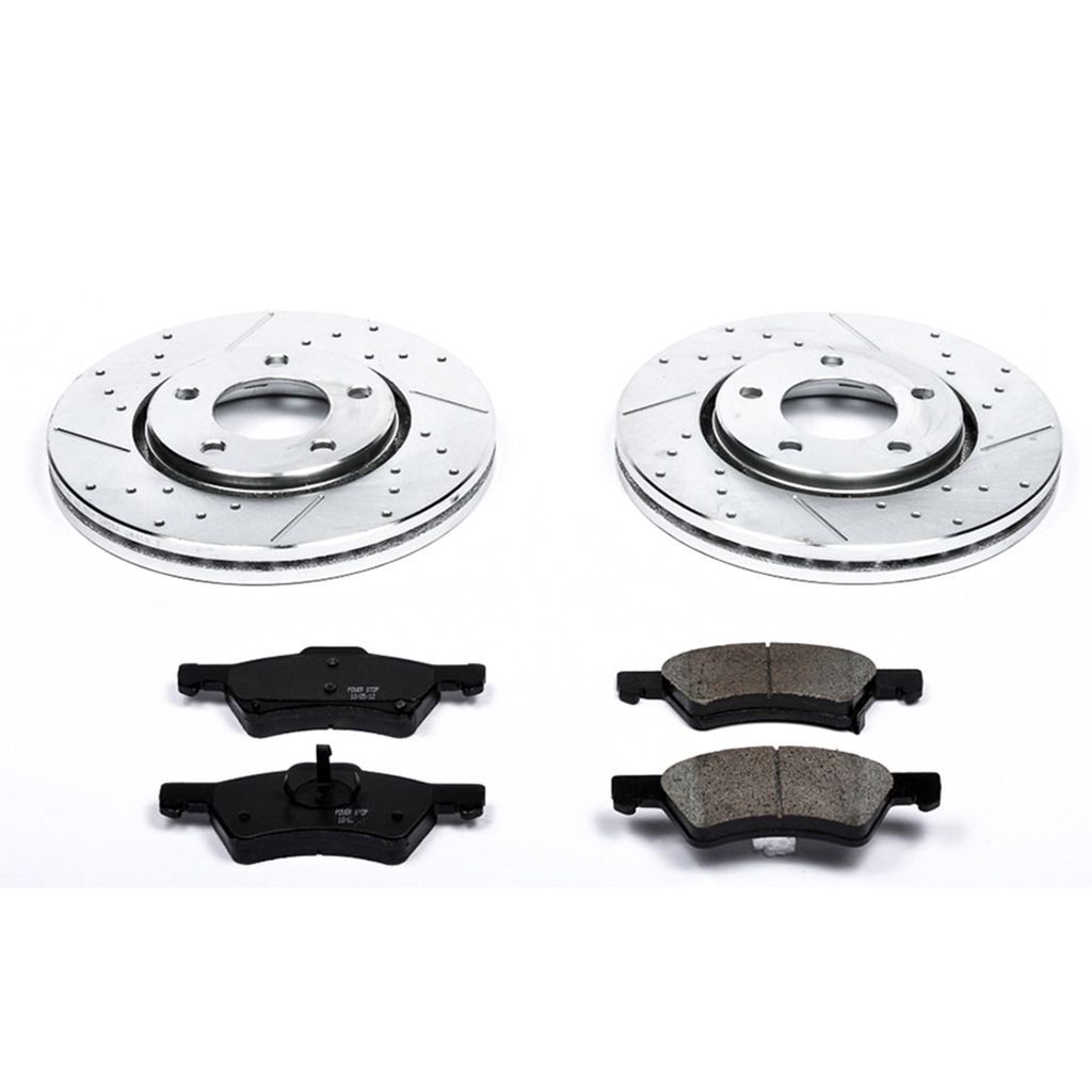 Z23 Drilled and Slotted Brake Rotors and Pads Kit