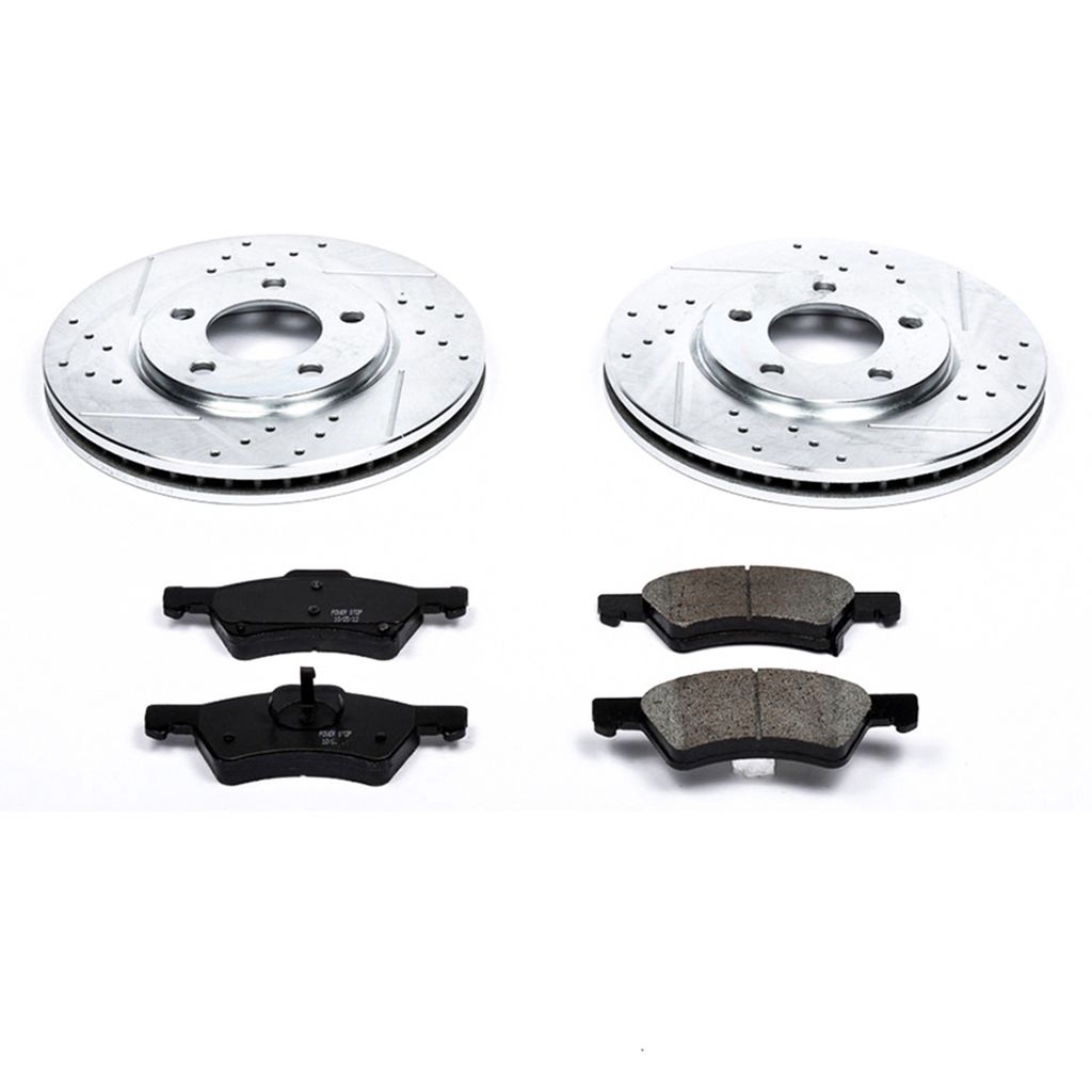 Z23 Drilled and Slotted Brake Rotors and Pads Kit