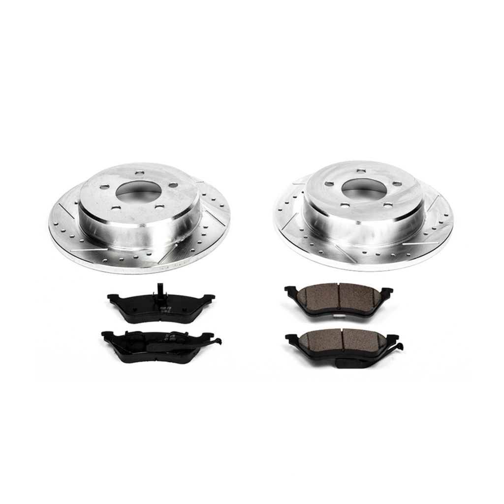 Z23 Drilled and Slotted Brake Rotors and Pads Kit