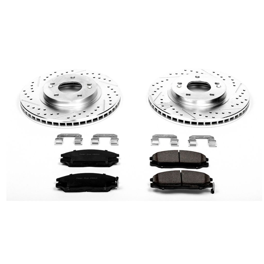 Z23 Drilled and Slotted Brake Rotors and Pads Kit