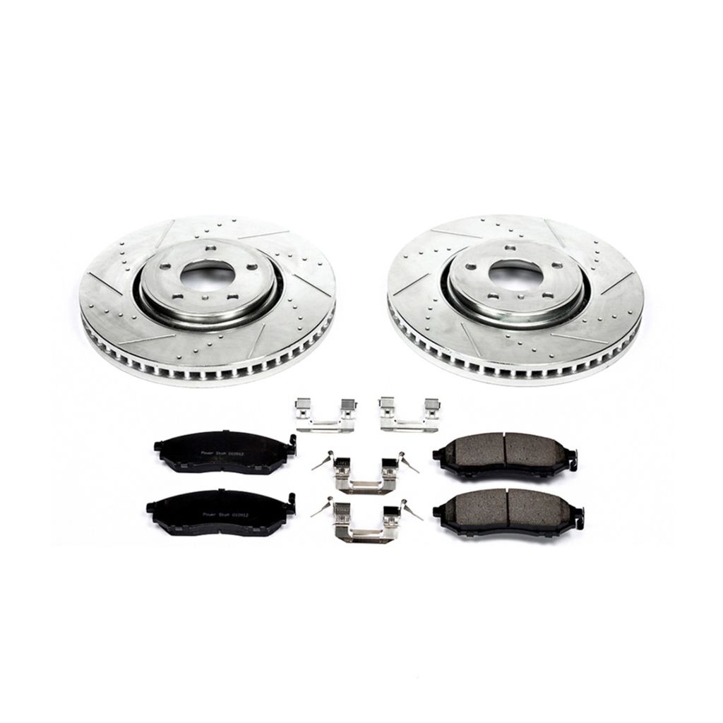 Z23 Drilled and Slotted Brake Rotors and Pads Kit