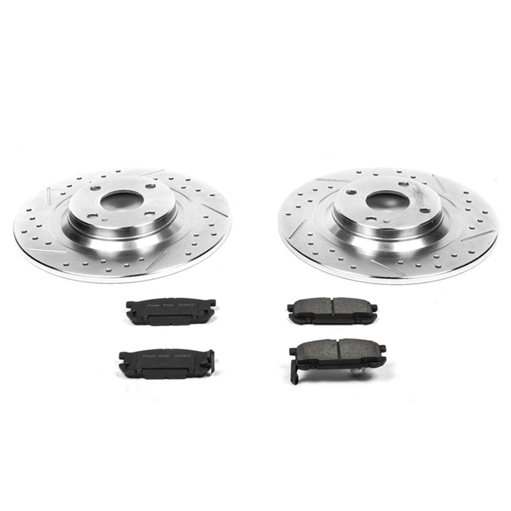 Z23 Drilled and Slotted Brake Rotors and Pads Kit