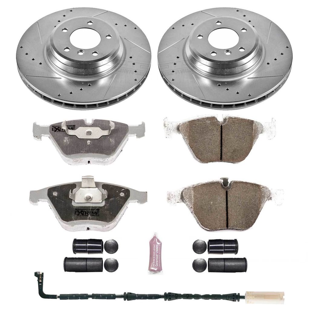 Z26 Drilled and Slotted Brake Rotors and Pads Kit