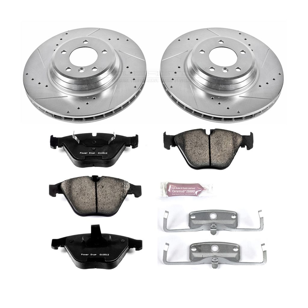 Z23 Drilled and Slotted Brake Rotors and Pads Kit
