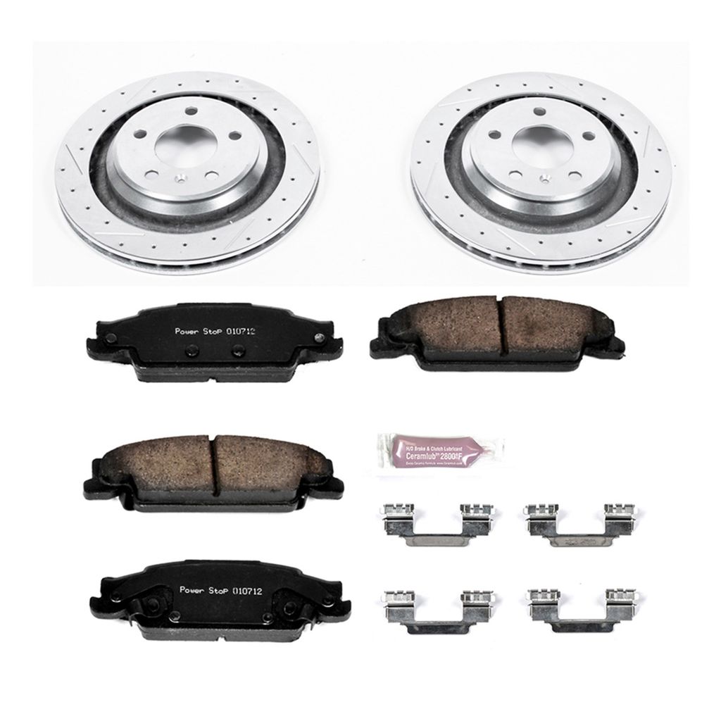 Z23 Drilled and Slotted Brake Rotors and Pads Kit