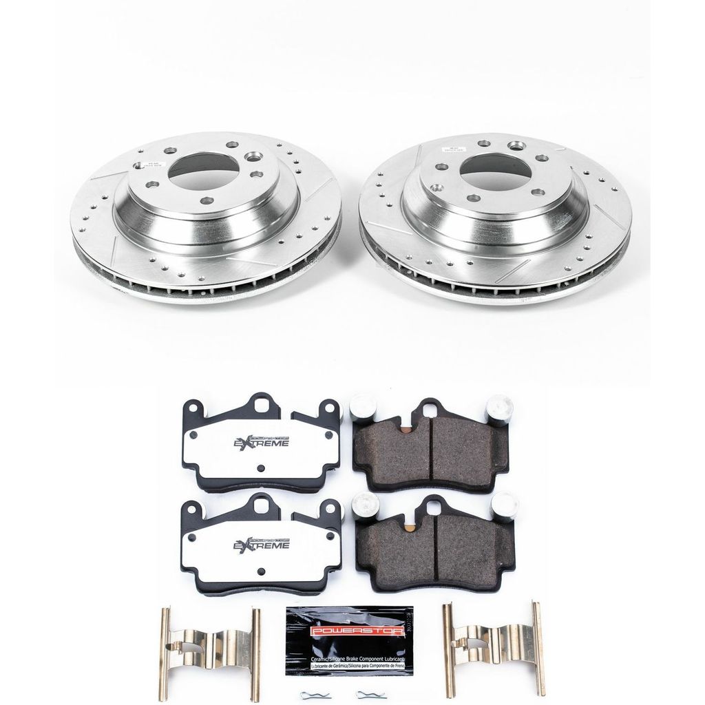 Z26 Drilled and Slotted Brake Rotors and Pads Kit