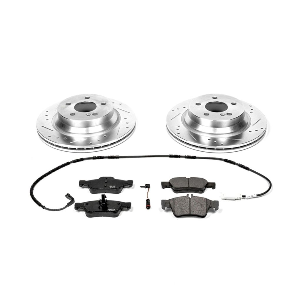 PowerStop K5322 - Z23 Drilled and Slotted Brake Rotors and Pads Kit
