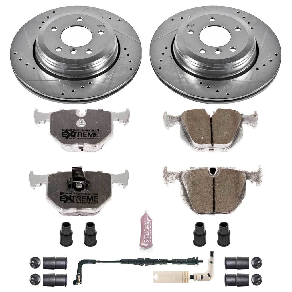 Z26 Drilled and Slotted Brake Rotors and Pads Kit