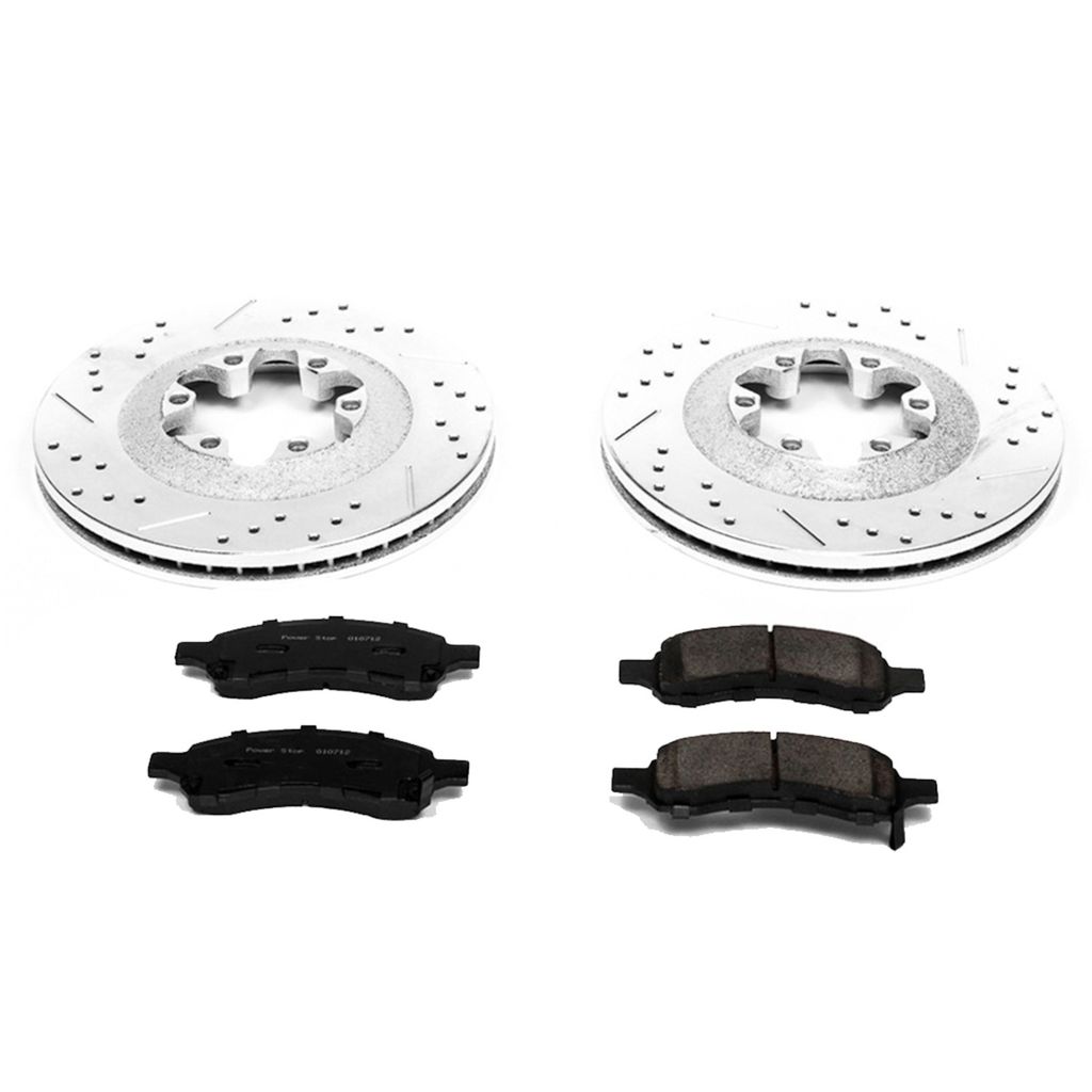 Z23 Drilled and Slotted Brake Rotors and Pads Kit