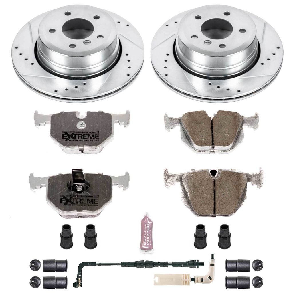 PowerStop K5491-26 - Z26 Drilled and Slotted Brake Rotors and Pads Kit