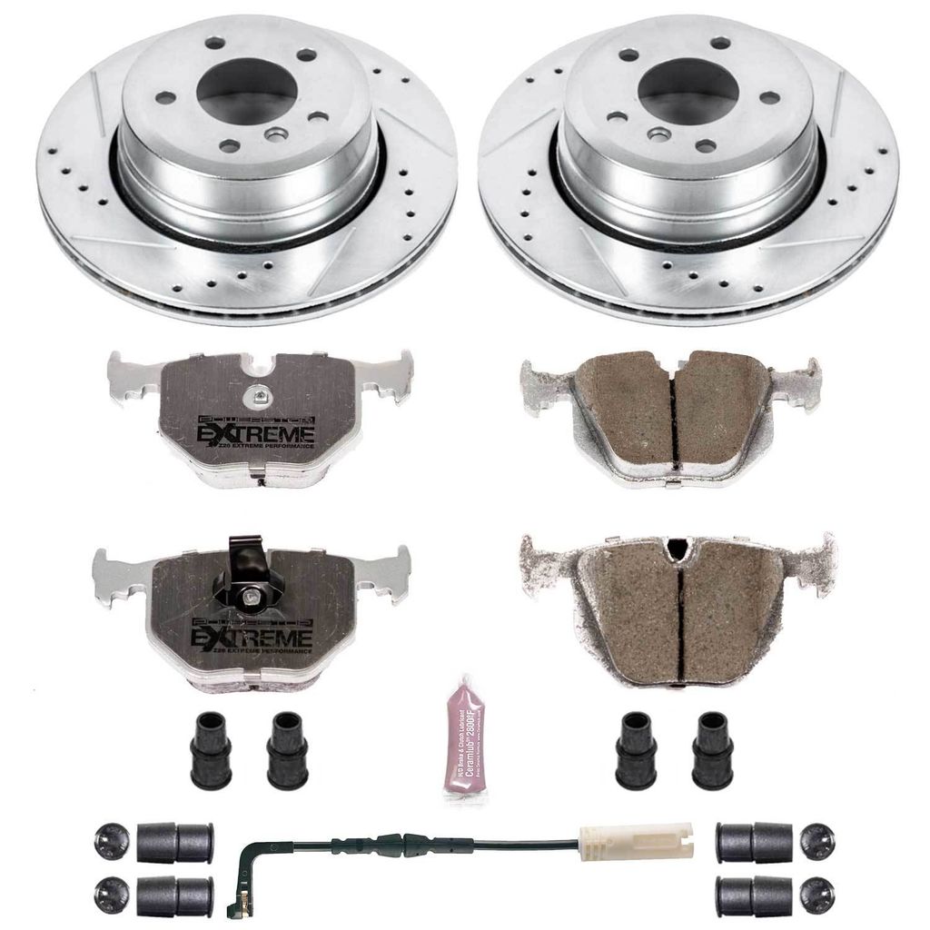 PowerStop K5492-26 - Z26 Drilled and Slotted Brake Rotors and Pads Kit