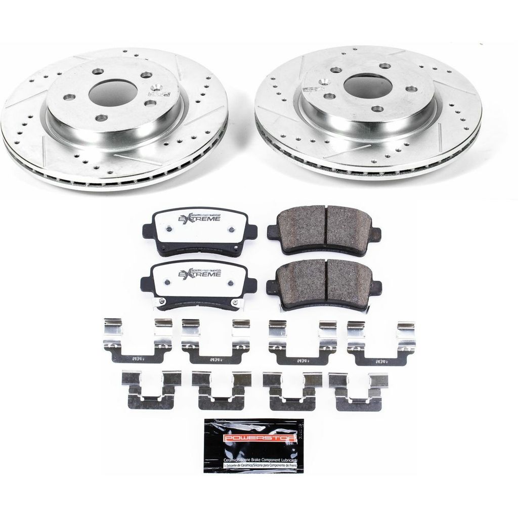 Z26 Drilled and Slotted Brake Rotors and Pads Kit