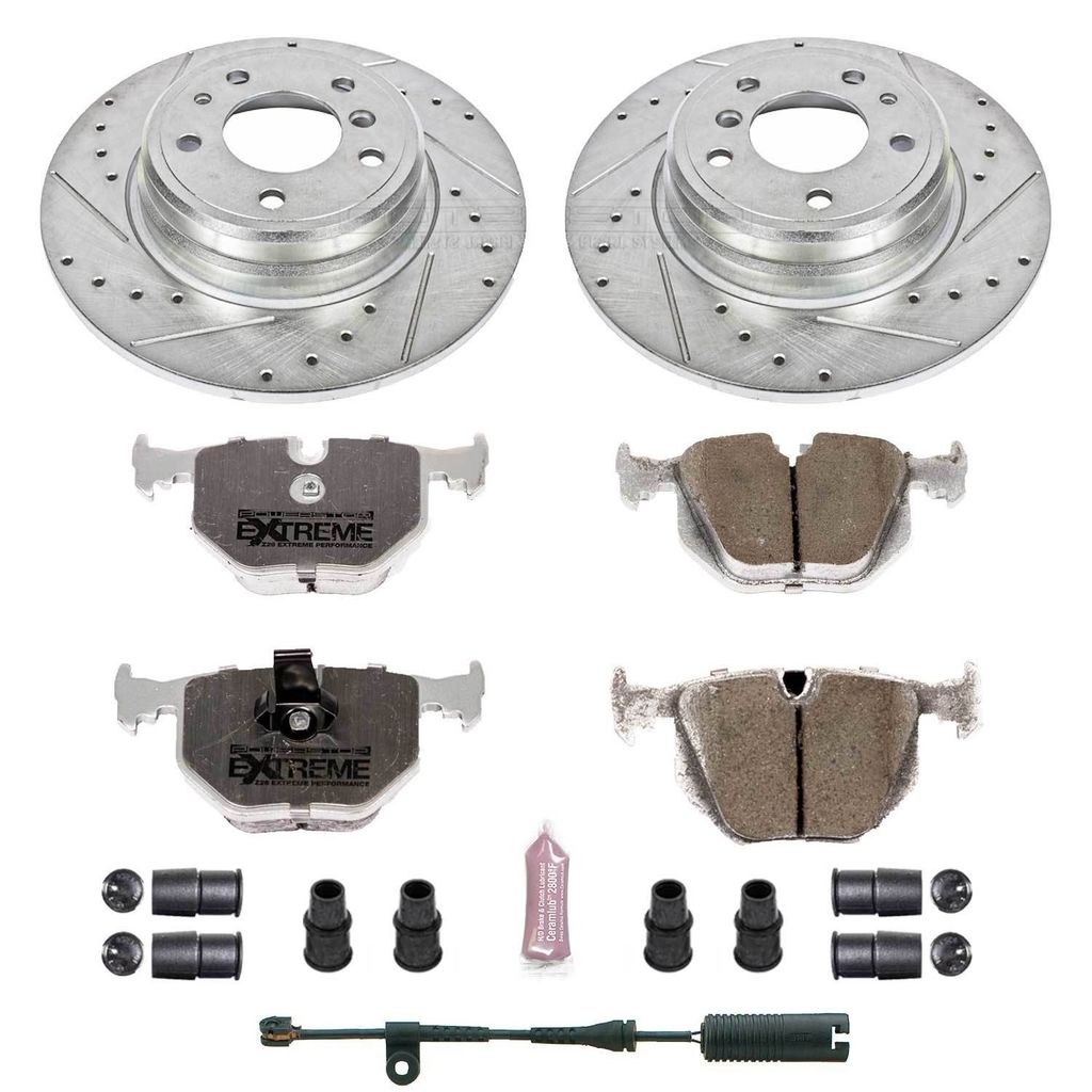 PowerStop K5711-26 - Z26 Drilled and Slotted Brake Rotors and Pads Kit