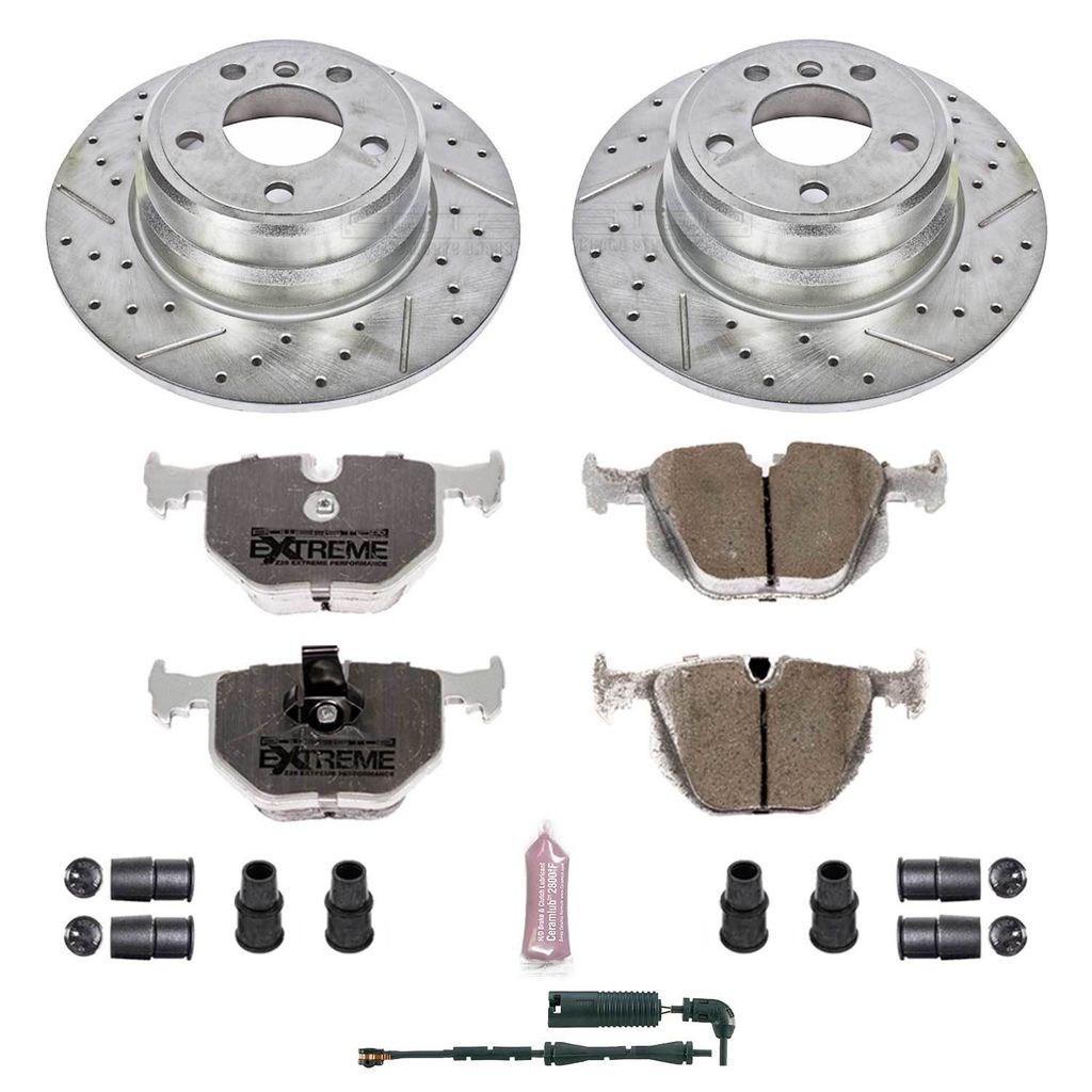 PowerStop K5720-26 - Z26 Drilled and Slotted Brake Rotors and Pads Kit