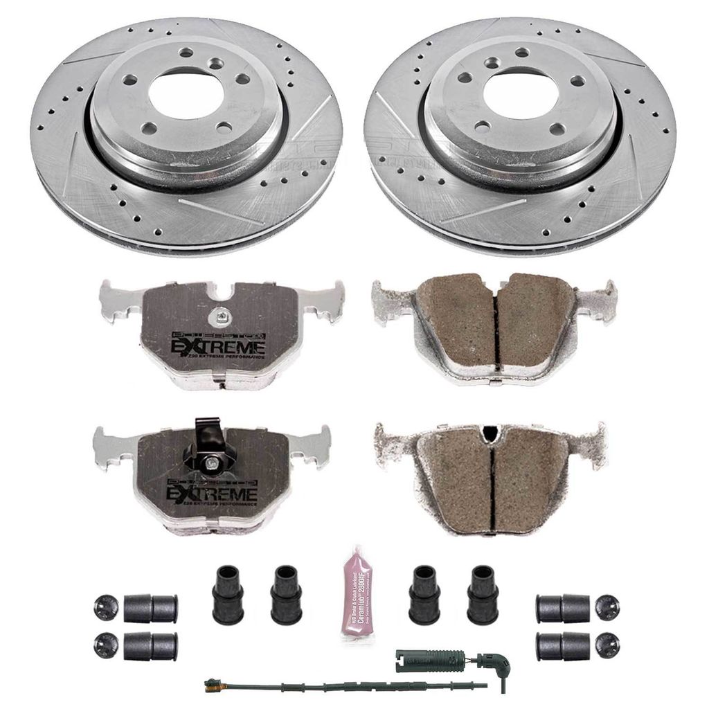 PowerStop K5729-26 - Z26 Drilled and Slotted Brake Rotors and Pads Kit
