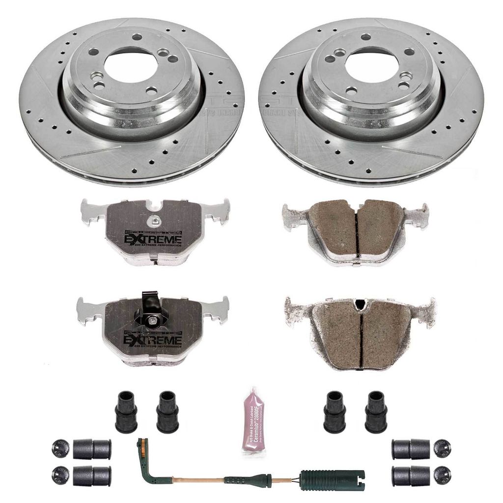 PowerStop K5731-26 - Z26 Drilled and Slotted Brake Rotors and Pads Kit