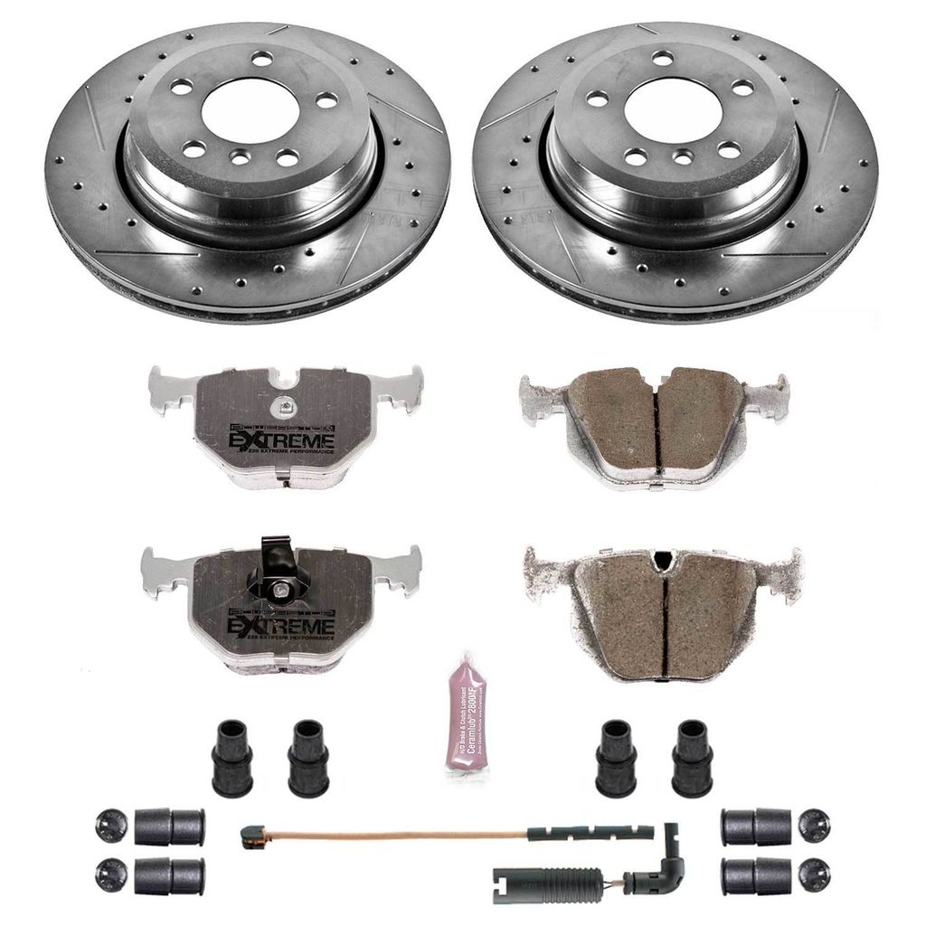 Z26 Drilled and Slotted Brake Rotors and Pads Kit