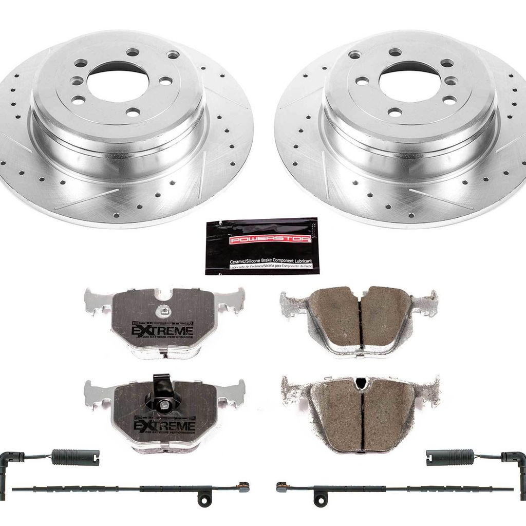 Z26 Drilled and Slotted Brake Rotors and Pads Kit