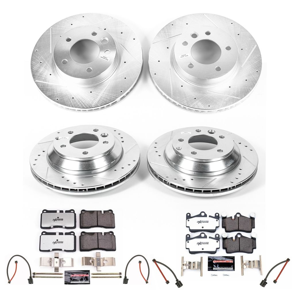 PowerStop K5745-26 - Z26 Drilled and Slotted Brake Rotors and Pads Kit